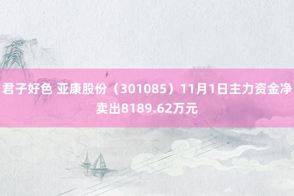 君子好色 亚康股份（301085）11月1日主力资金净卖出8189.62万元