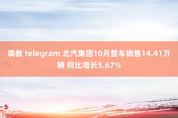 调教 telegram 北汽集团10月整车销售14.41万辆 同比增长5.67%