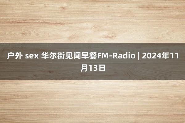 户外 sex 华尔街见闻早餐FM-Radio | 2024年11月13日