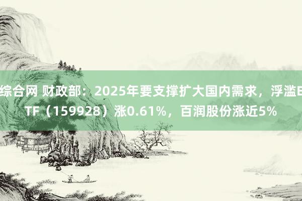 综合网 财政部：2025年要支撑扩大国内需求，浮滥ETF（159928）涨0.61%，百润股份涨近5%