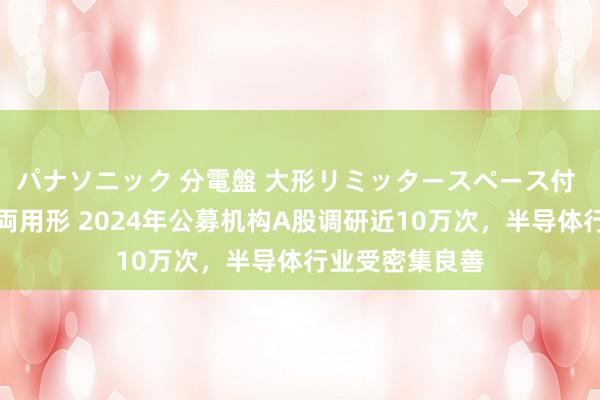 パナソニック 分電盤 大形リミッタースペース付 露出・半埋込両用形 2024年公募机构A股调研近10万次，半导体行业受密集良善