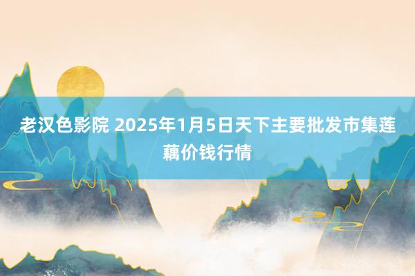 老汉色影院 2025年1月5日天下主要批发市集莲藕价钱行情