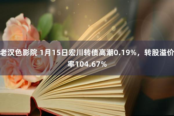 老汉色影院 1月15日宏川转债高潮0.19%，转股溢价率104.67%